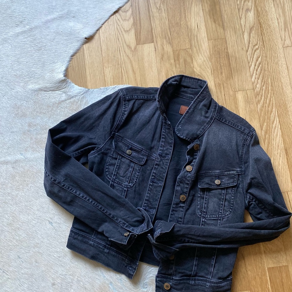 Stylish Black Denim Jacket